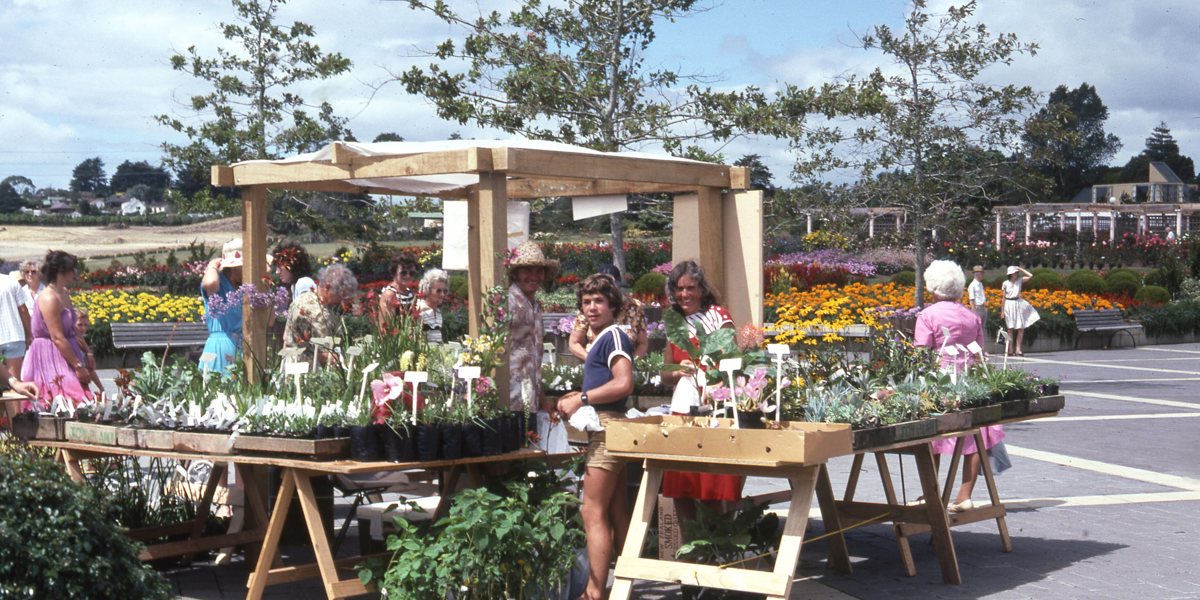 1984. Second anniversary plant sale.