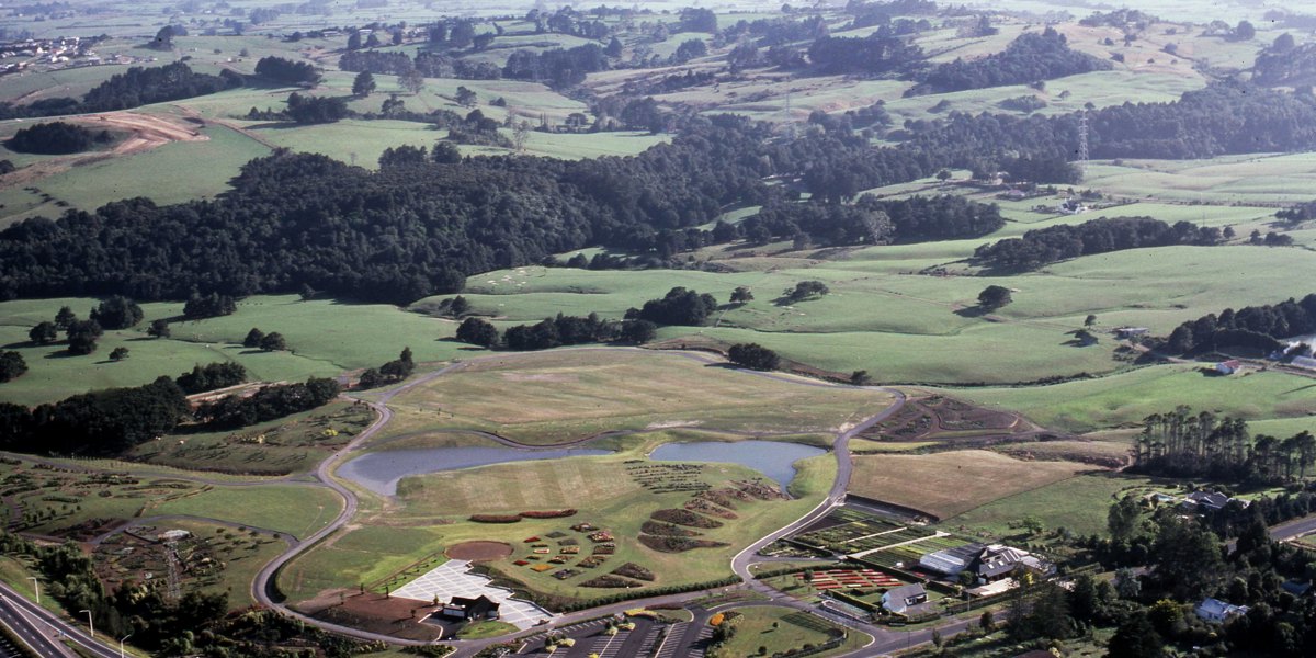 1982. Aerial view.