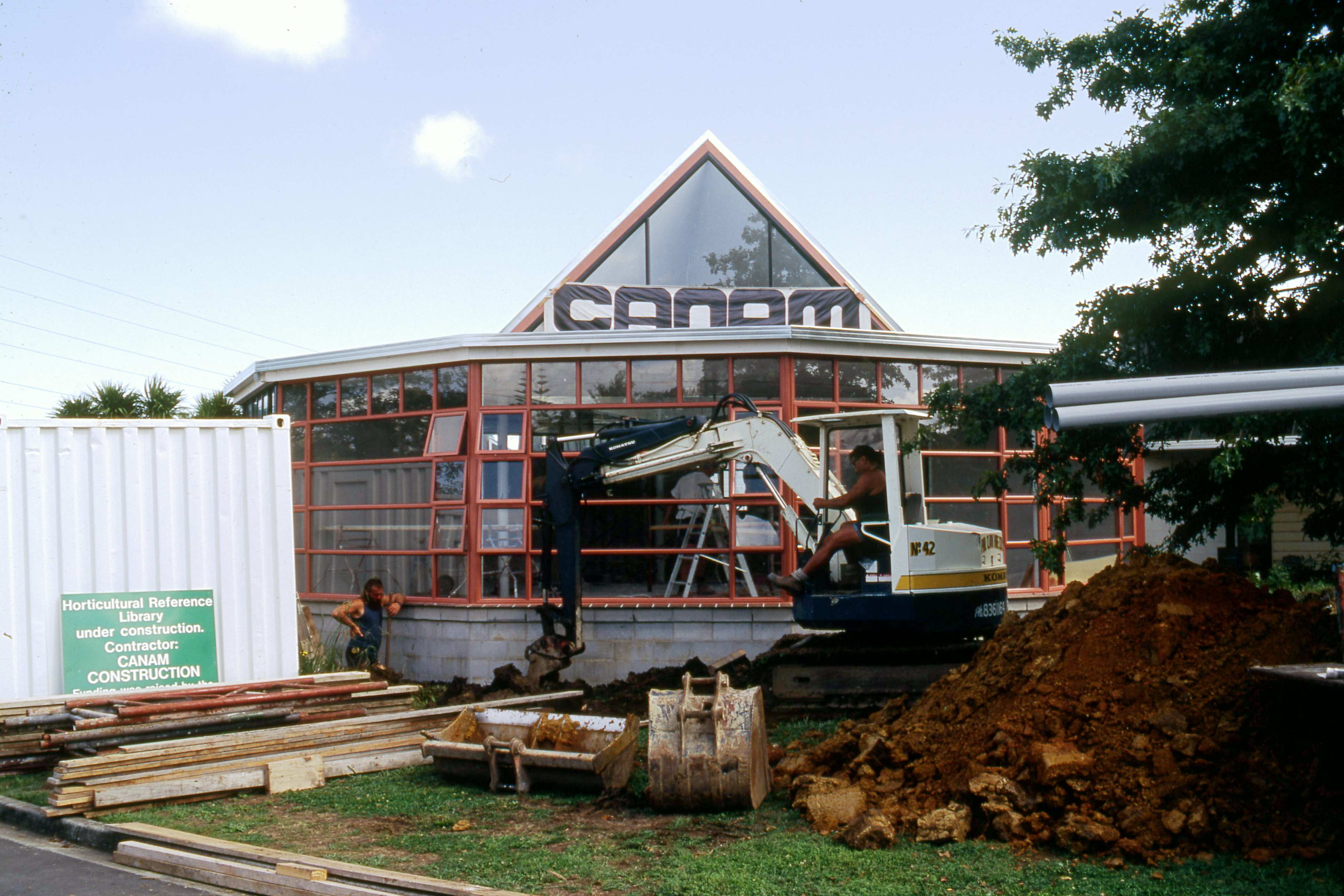 1992.  Construction of Horticultural Reference Library.