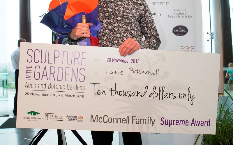Jamie Pickernell accepts the McConnell Family Supreme Award