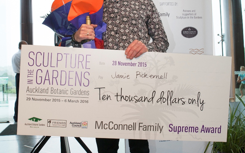 Jamie Pickernell accepts the McConnell Family Supreme Award