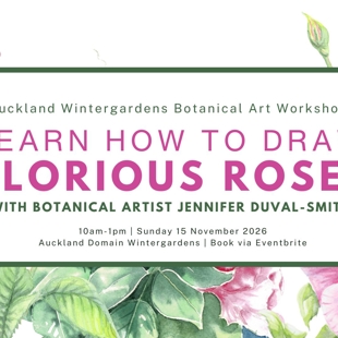 Learn To Draw Glorious Roses - Botanical Art Workshop image