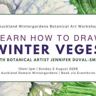 Learn To DrawWinter Veges - Botanical Art Workshop image