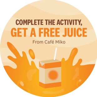 Get a free juice when you take the Climate Action Trail image