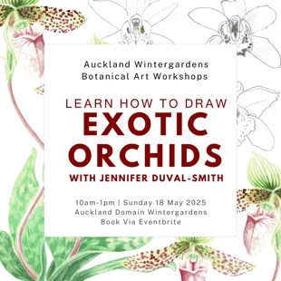 Exotic Orchids - Botanical Art Workshop image