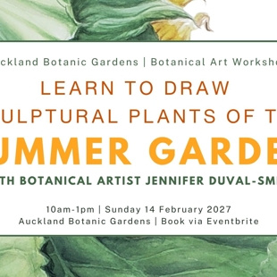 Learn to draw sculptural plants of the summer garden image
